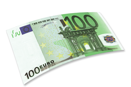 Download PNG image - 100 Euro Bill PNG Clipart 