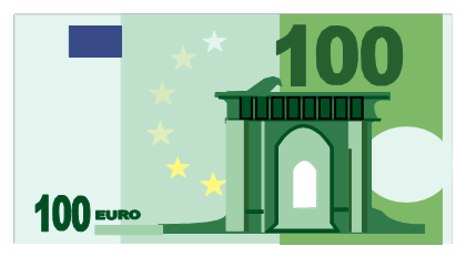 Download PNG image - 100 Euro Bill PNG File 