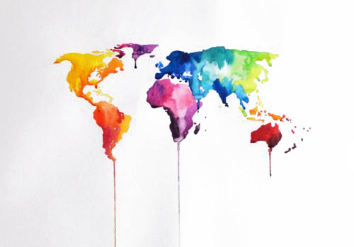 Download PNG image - Abstract World Map PNG HD 