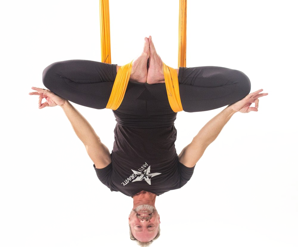 Download PNG image - Aerial Yoga Pose PNG Transparent Background 