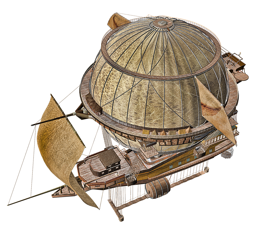 Download PNG image - Airship PNG Picture 