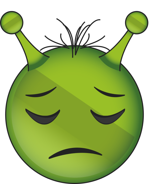 Download PNG image - Alien Face Emoji Transparent PNG 