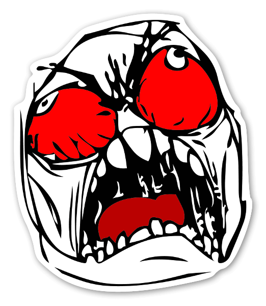 Download PNG image - Angry Face Meme Background PNG 