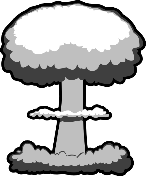 Download PNG image - Atomic Explosion PNG Clipart 