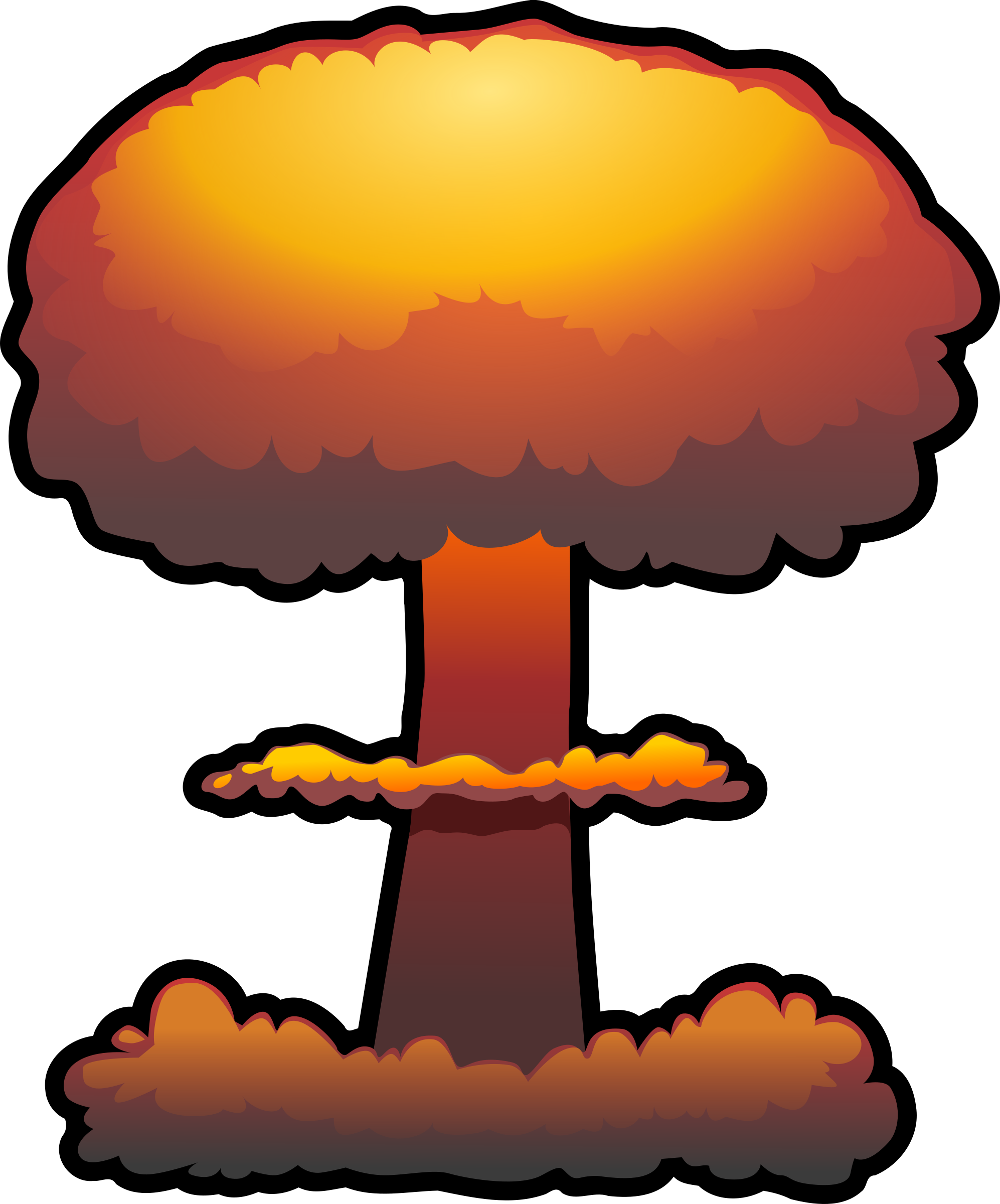Download PNG image - Atomic Explosion PNG Photo 