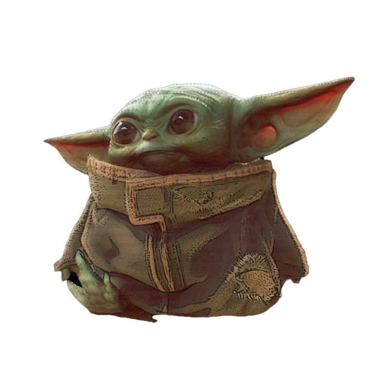 Download PNG image - Baby Yoda PNG Clipart 