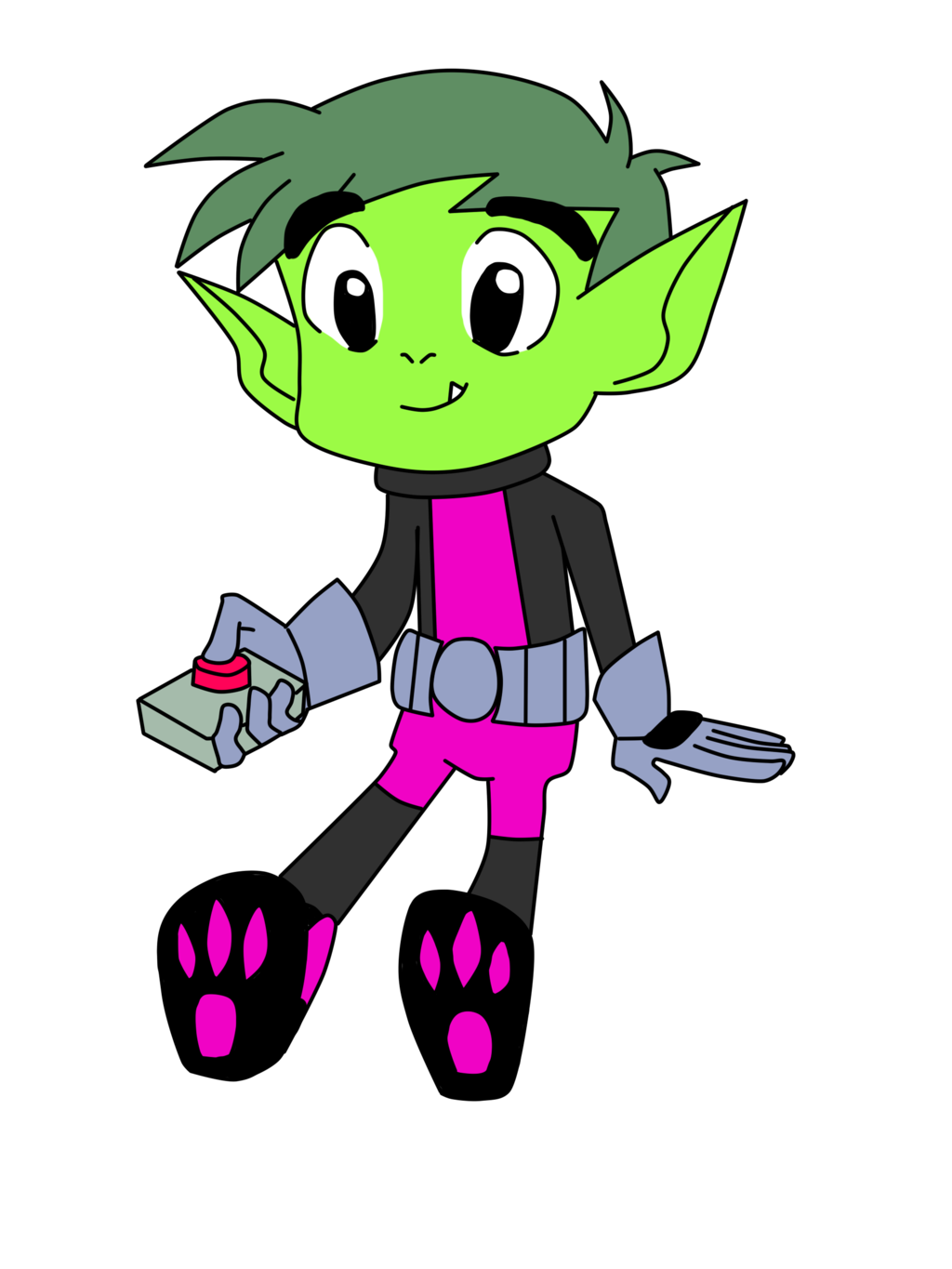 Download PNG image - Beast Boy PNG Clipart 