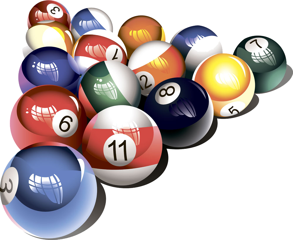 Download PNG image - Billiard Balls PNG Transparent Image 