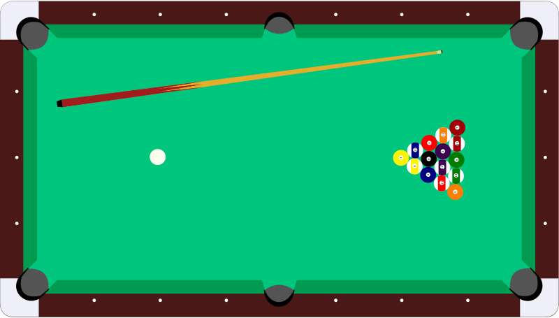 Download PNG image - Billiard Table PNG Image 