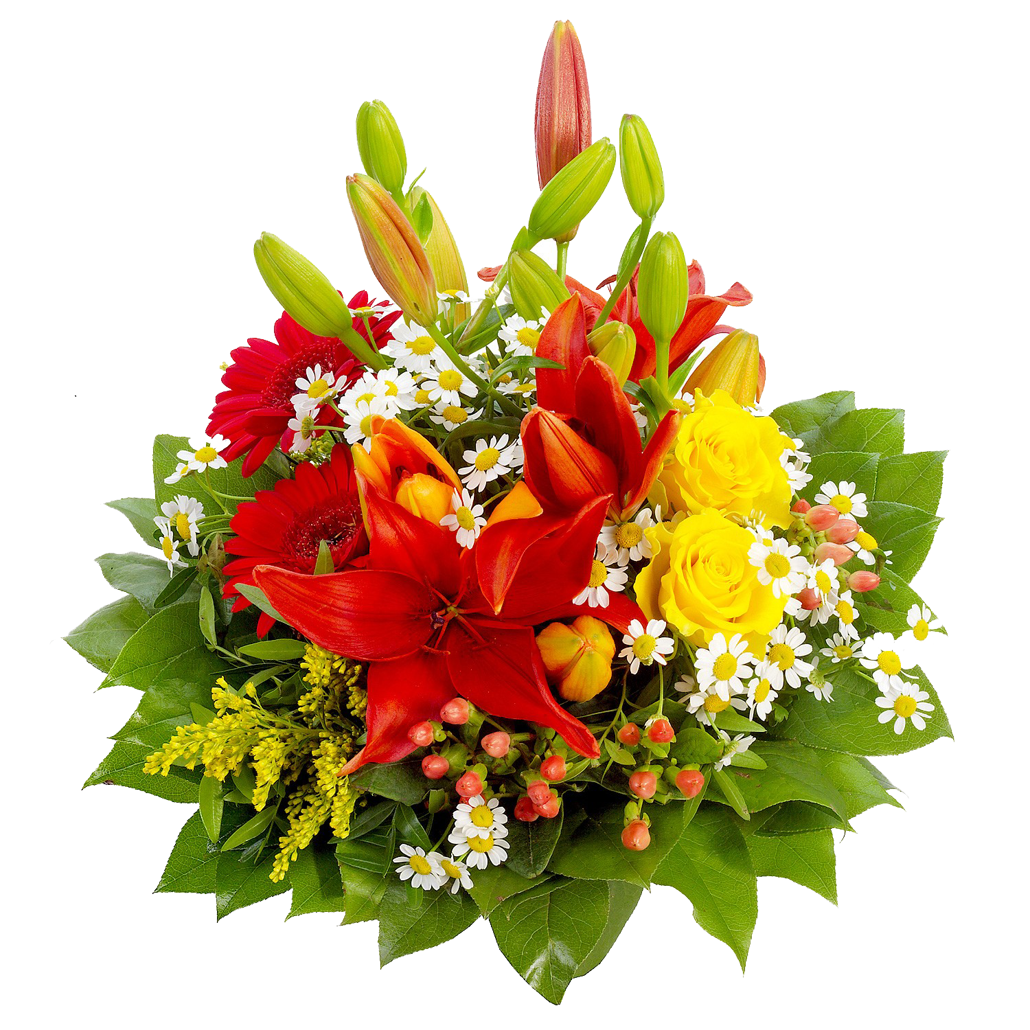 Download PNG image - Birthday Flowers Bouquet PNG Image 