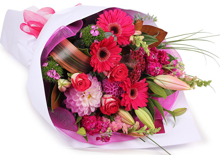 Download PNG image - Birthday Flowers Bouquet Transparent PNG 