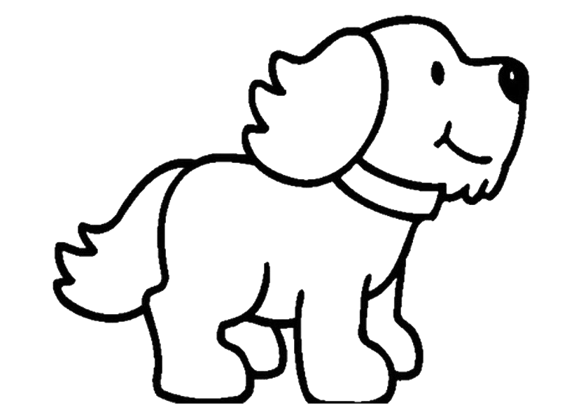 Download PNG image - Black And White Puppy PNG File 