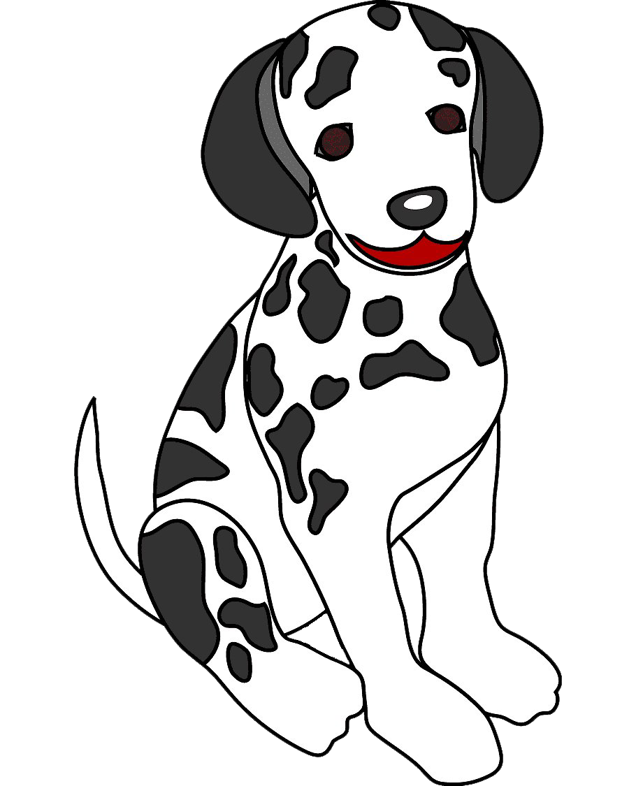 Download PNG image - Black And White Puppy PNG Transparent Image 