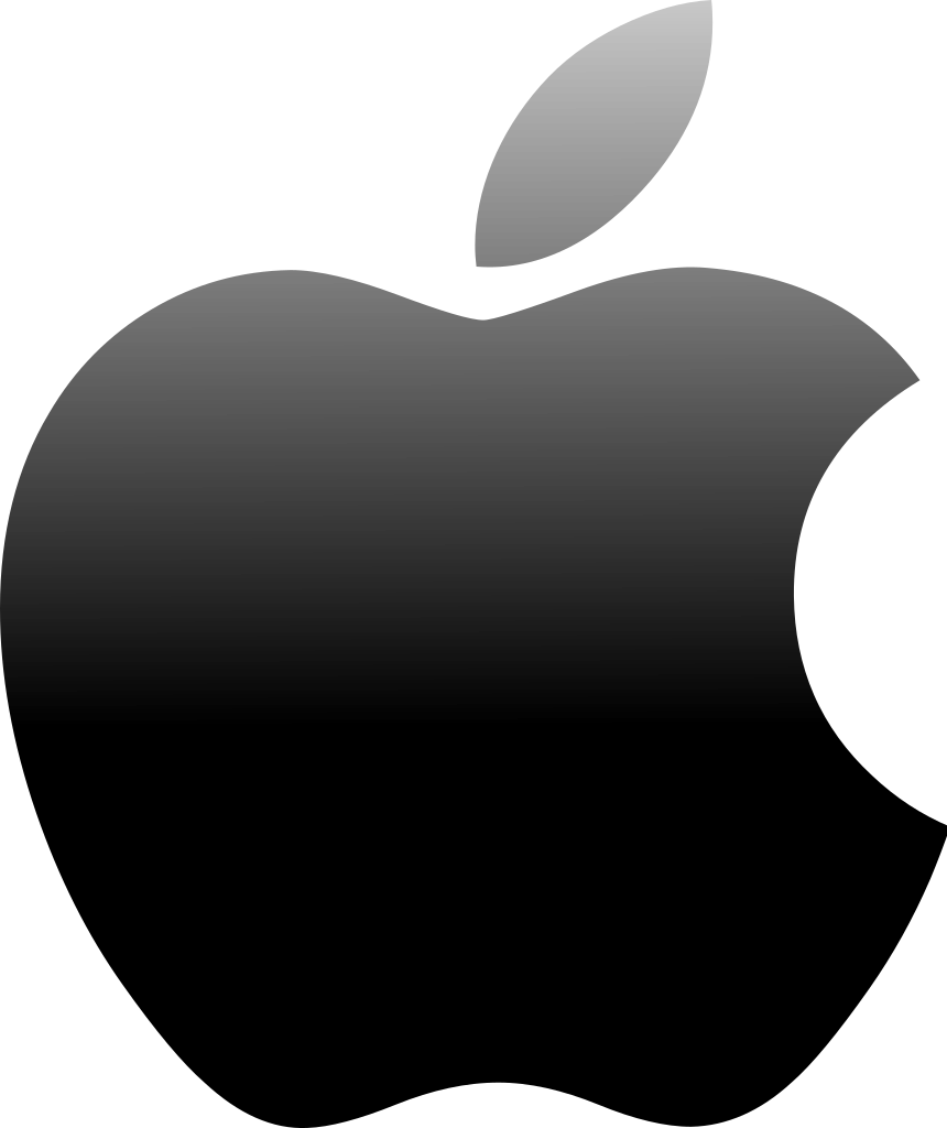 Download PNG image - Black Apple Logo PNG Clipart 