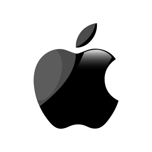 Download PNG image - Black Apple Logo PNG Image 