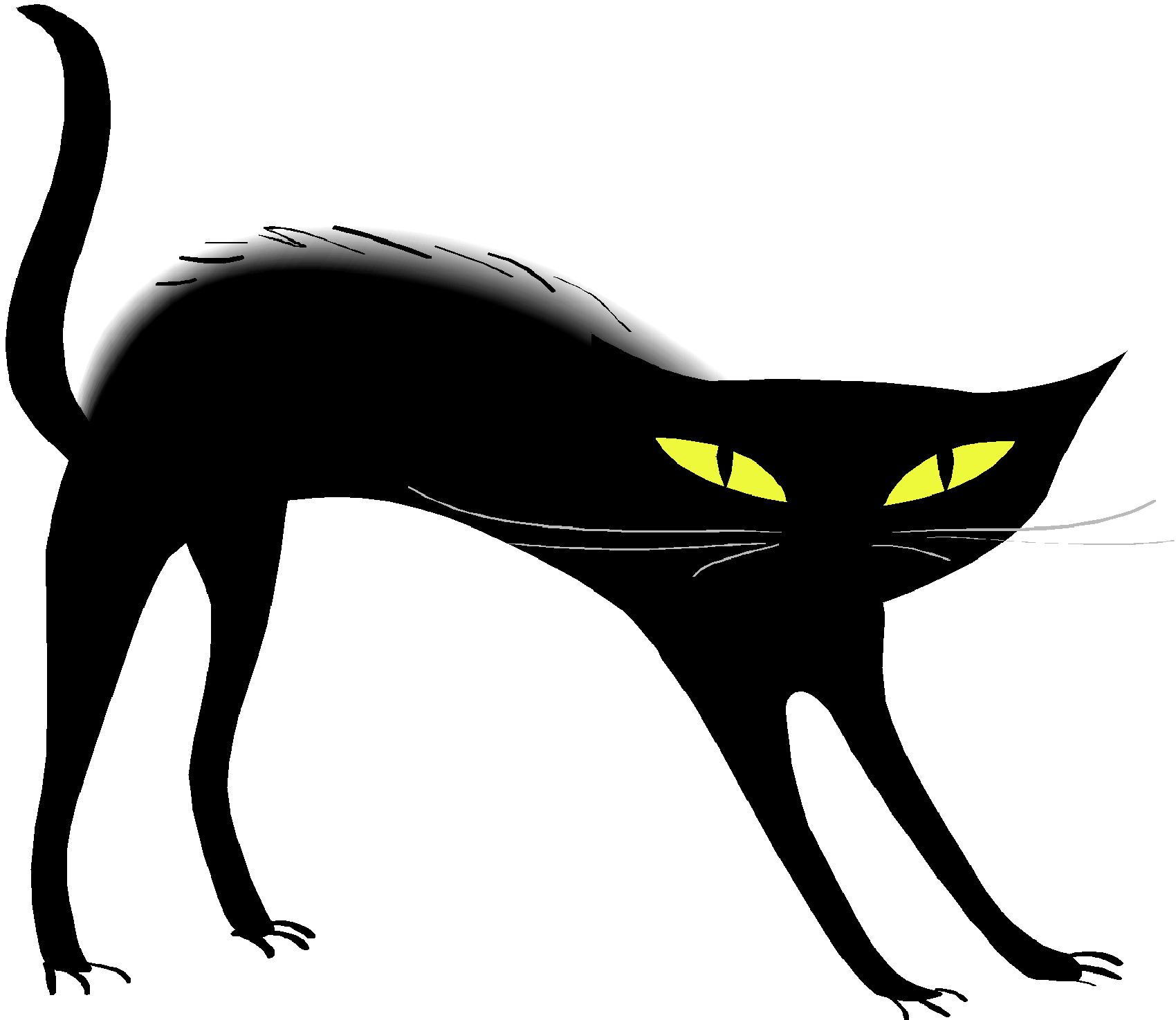 Download PNG image - Black Cat PNG Pic 