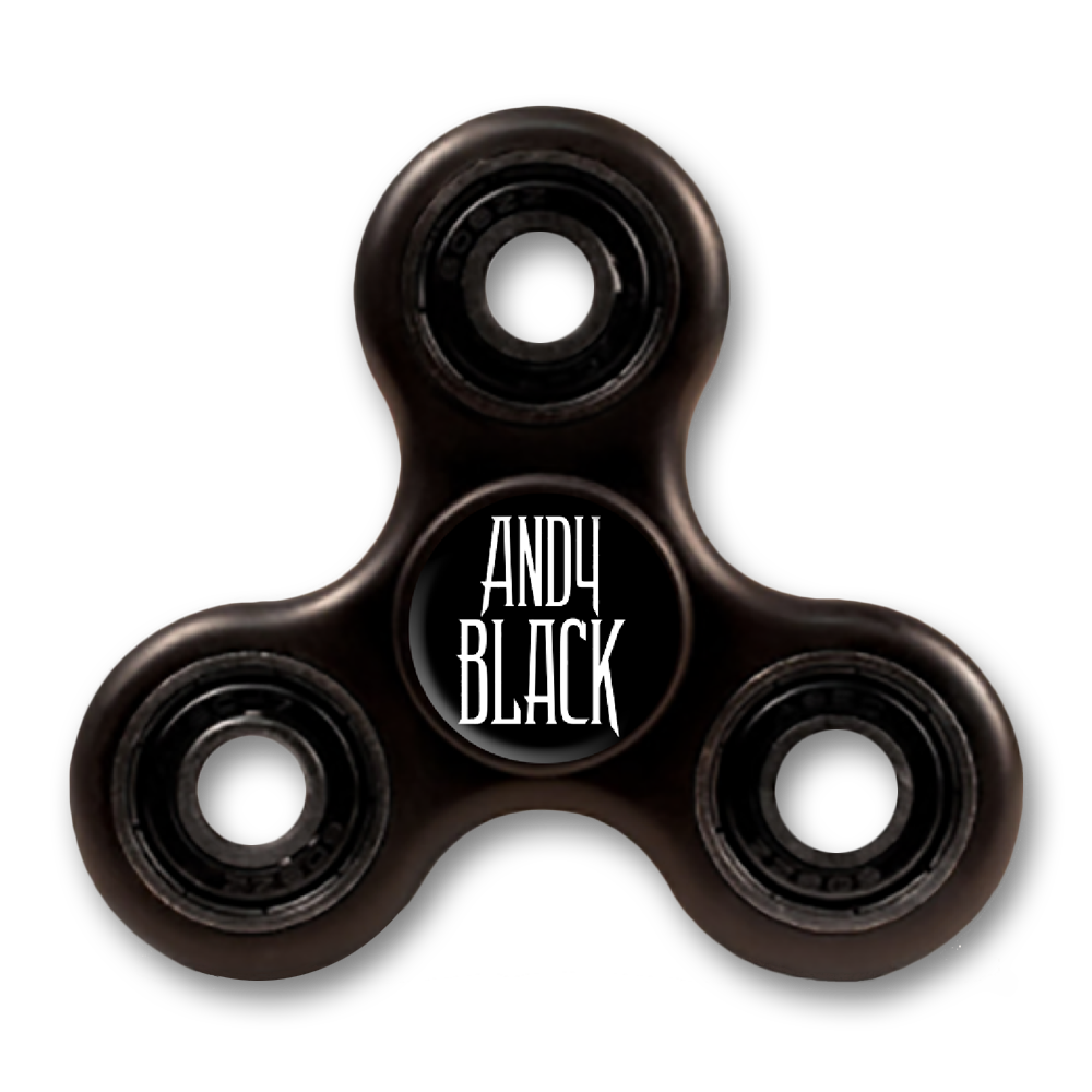 Download PNG image - Black Fidget Spinner PNG Image 