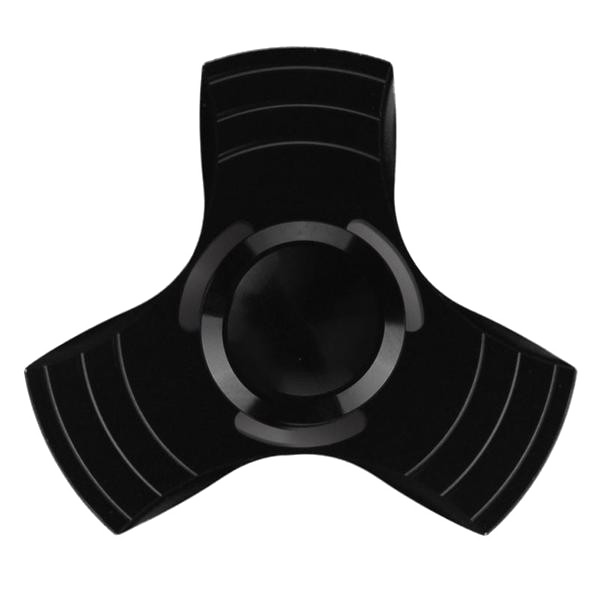 Download PNG image - Black Fidget Spinner PNG Transparent Picture 