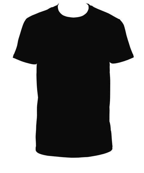 Download PNG image - Black T-Shirt PNG 