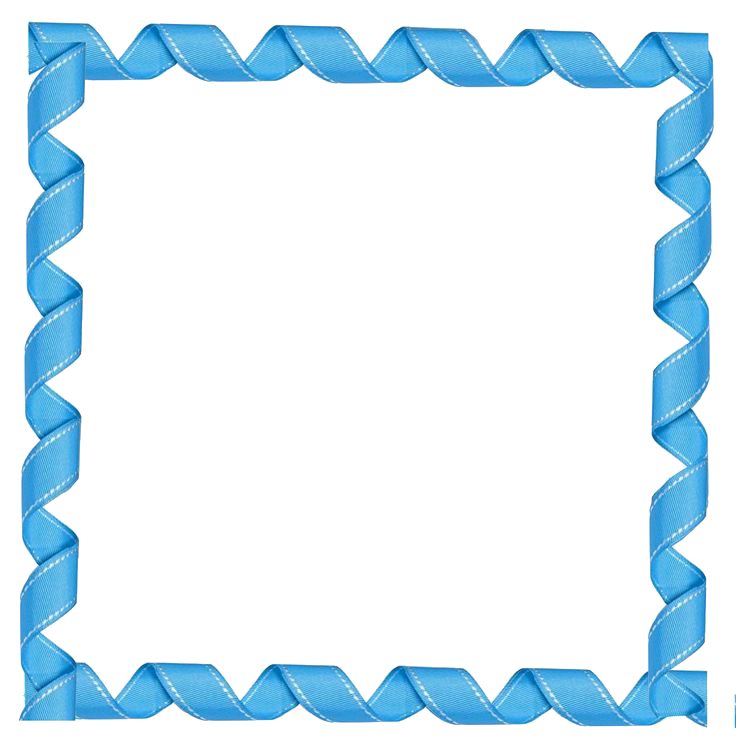 Download PNG image - Blue Border Frame Transparent PNG 