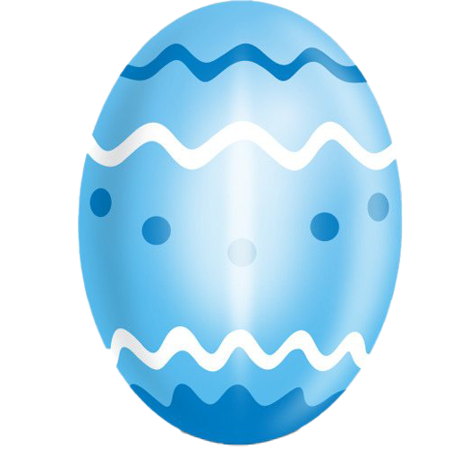 Download PNG image - Blue Easter Egg PNG Background Image 
