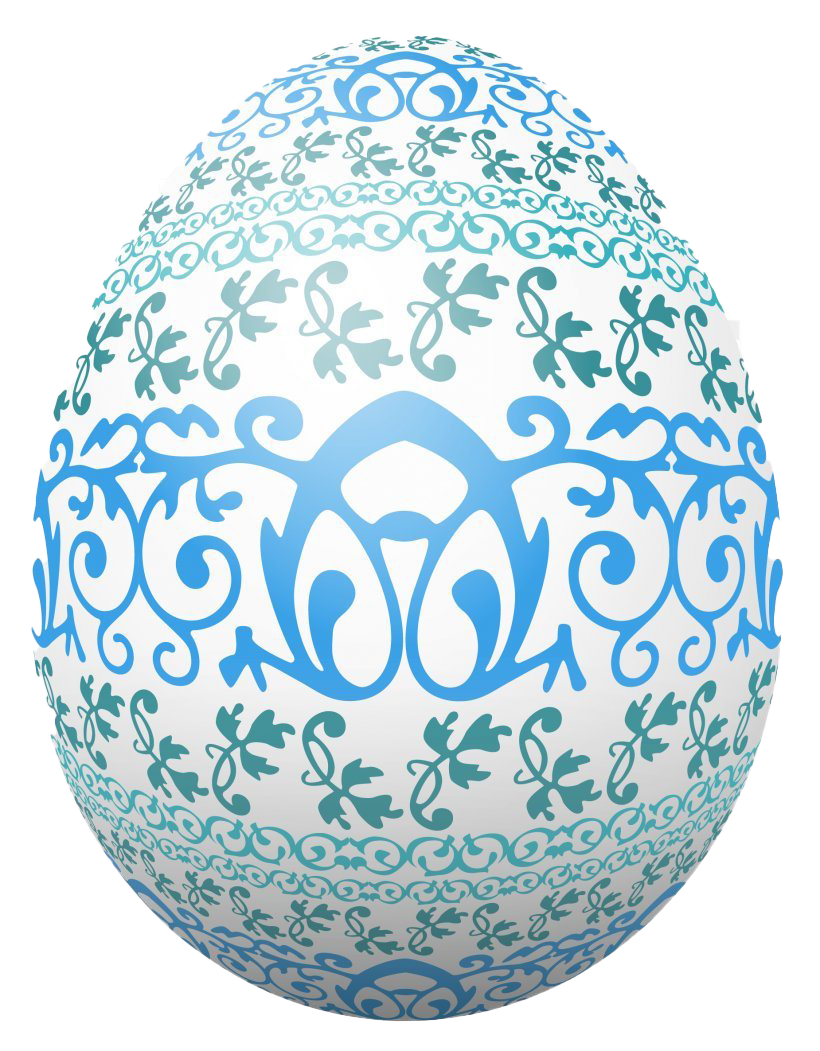 Download PNG image - Blue Easter Egg PNG Transparent Picture 