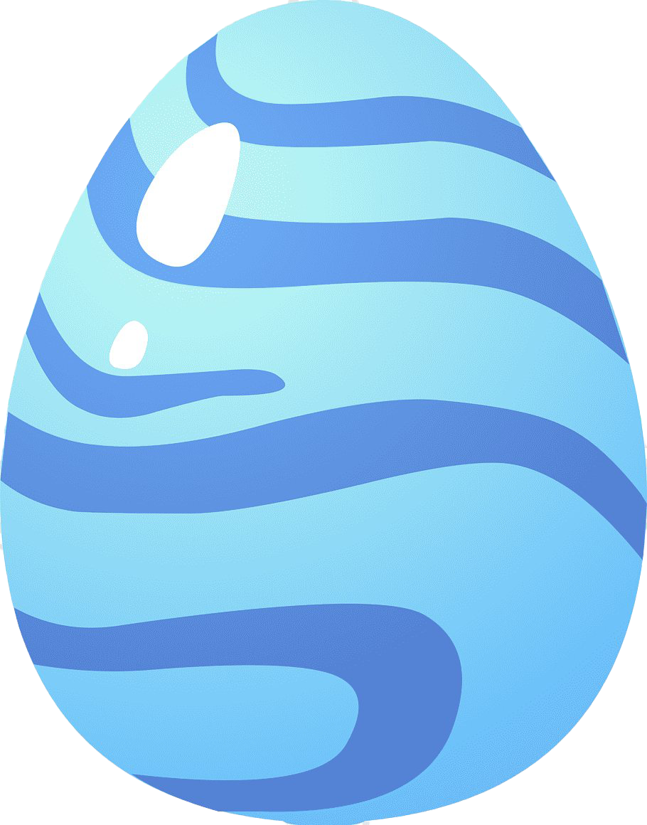 Download PNG image - Blue Easter Egg PNG Transparent 