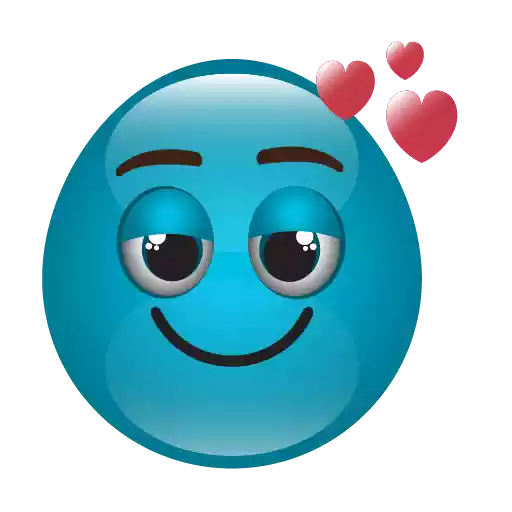 Download PNG image - Blue Emoji PNG Photos 