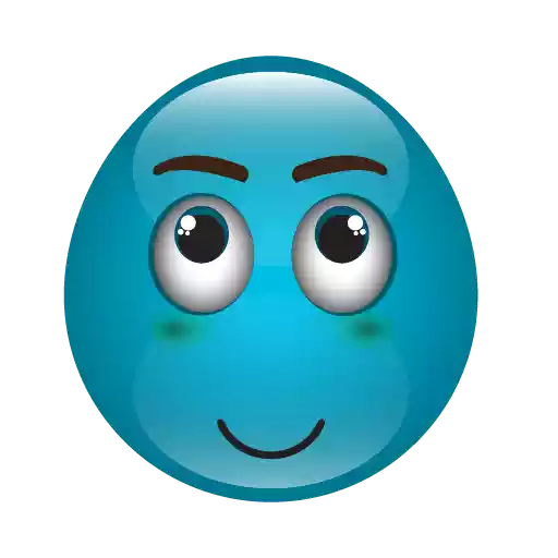 Download PNG image - Blue Emoji PNG Picture 