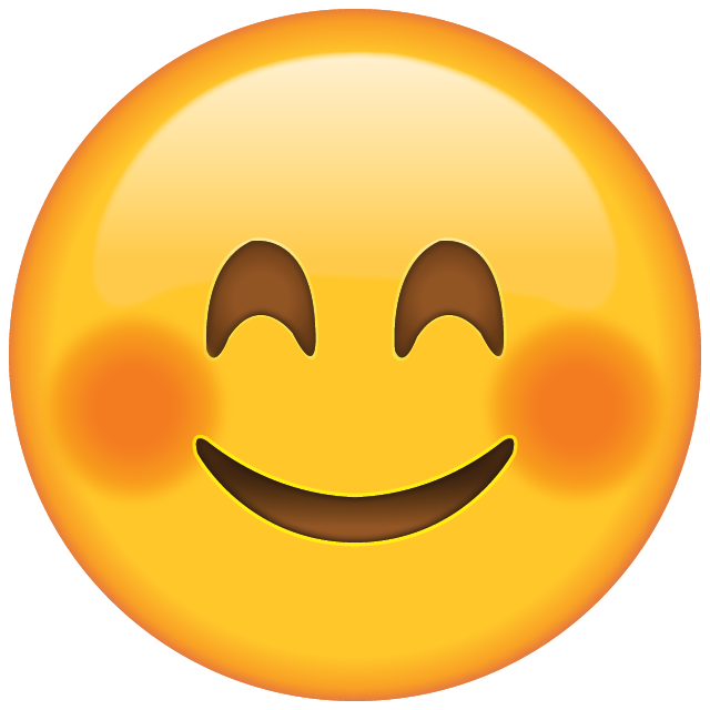 Download PNG image - Blushing Emoji PNG HD 