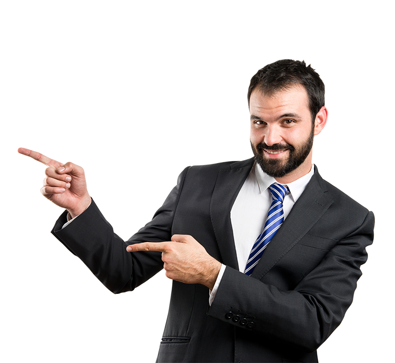 Download PNG image - Businessman Poiting PNG 