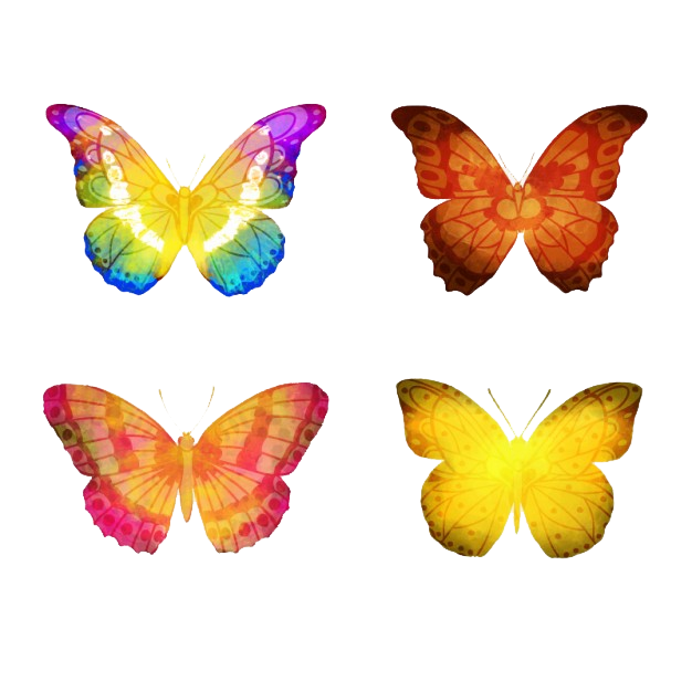 Download PNG image - Butterflies Vector PNG HD 