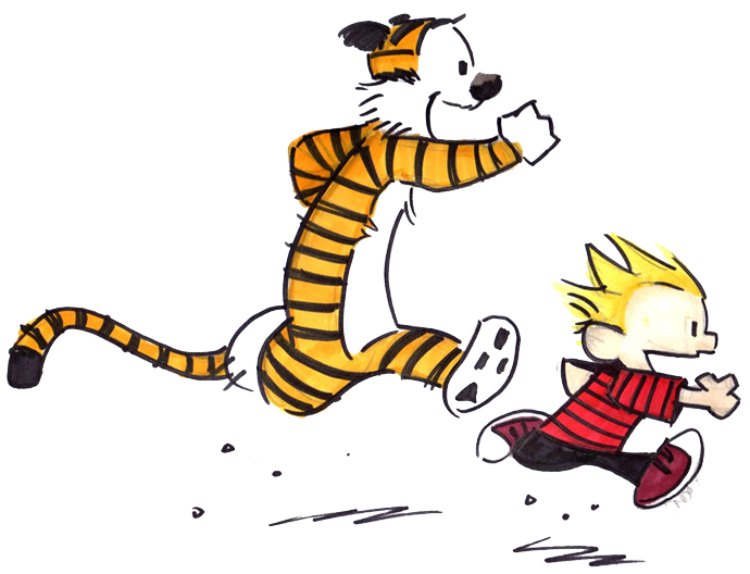 Download PNG image - Calvin And Hobbes PNG Clipart 