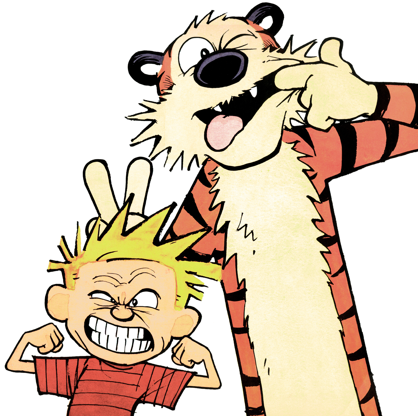 Download PNG image - Calvin And Hobbes PNG File 