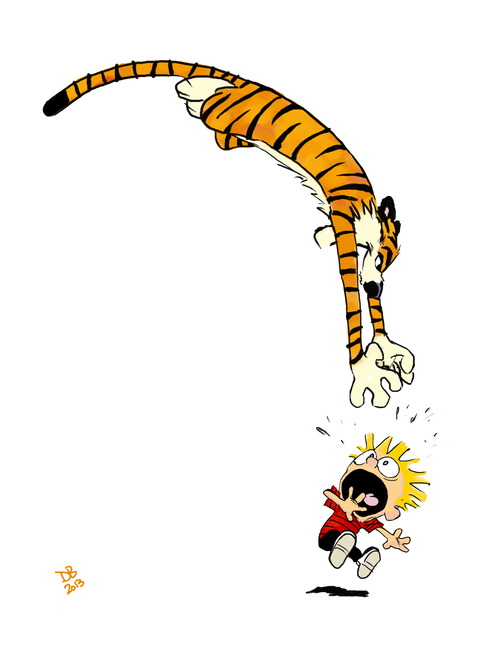 Download PNG image - Calvin And Hobbes PNG Free Download 