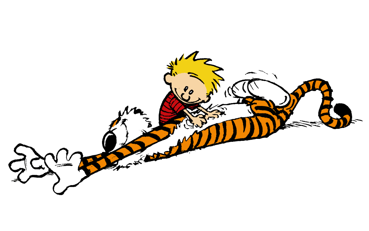 Download PNG image - Calvin And Hobbes PNG Pic 