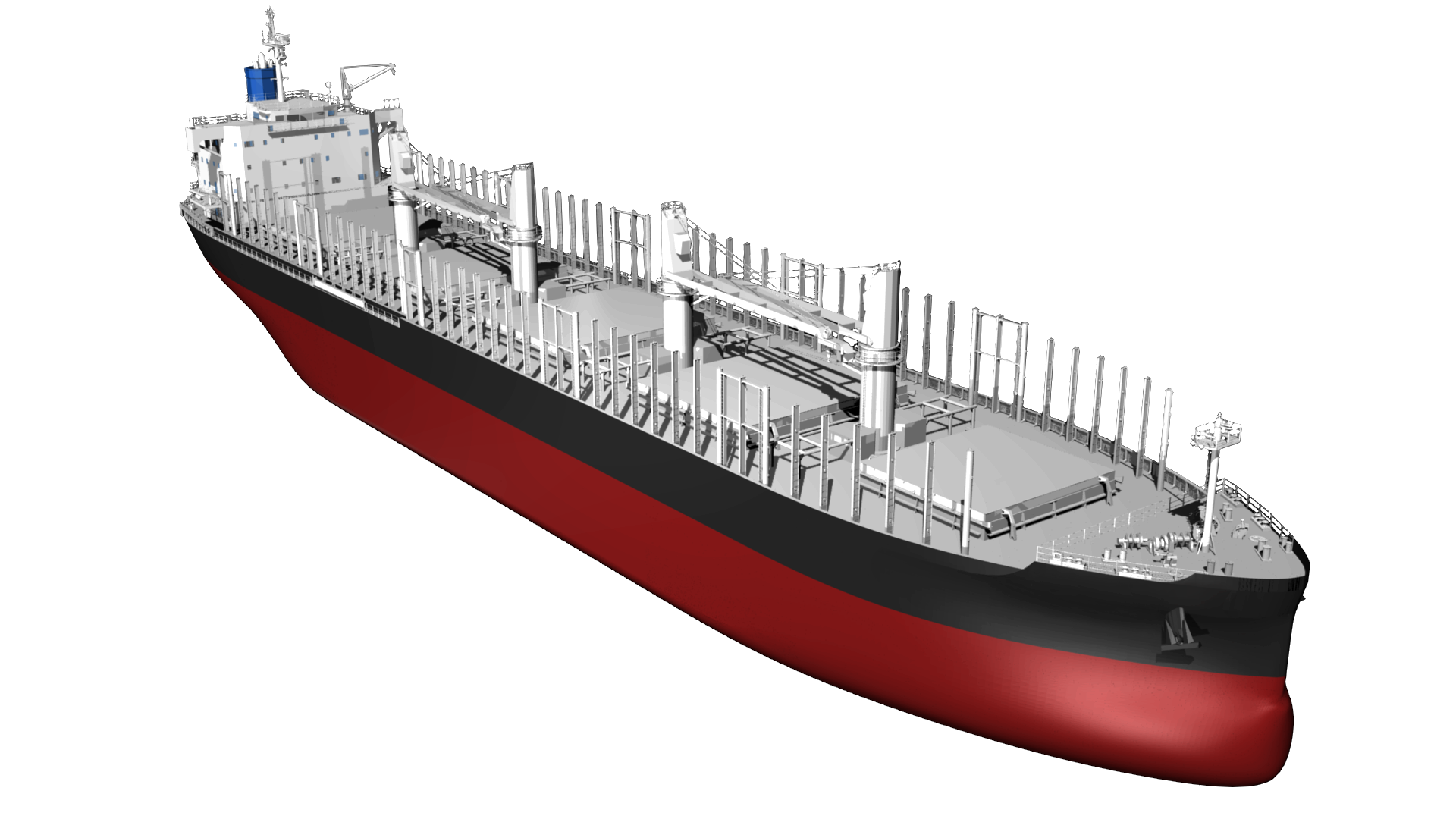 Download PNG image - Cargo Vessel PNG Transparent Image 