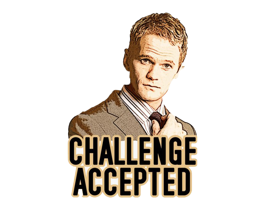 Download PNG image - Challenge Accepted PNG HD 
