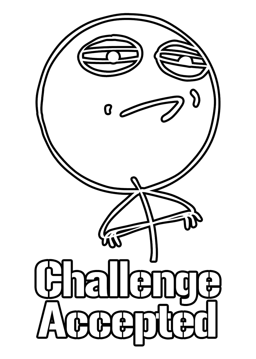 Download PNG image - Challenge Accepted PNG Photos 