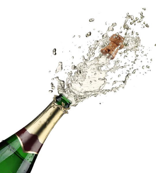 Download PNG image - Champagne Popping PNG Free Download 