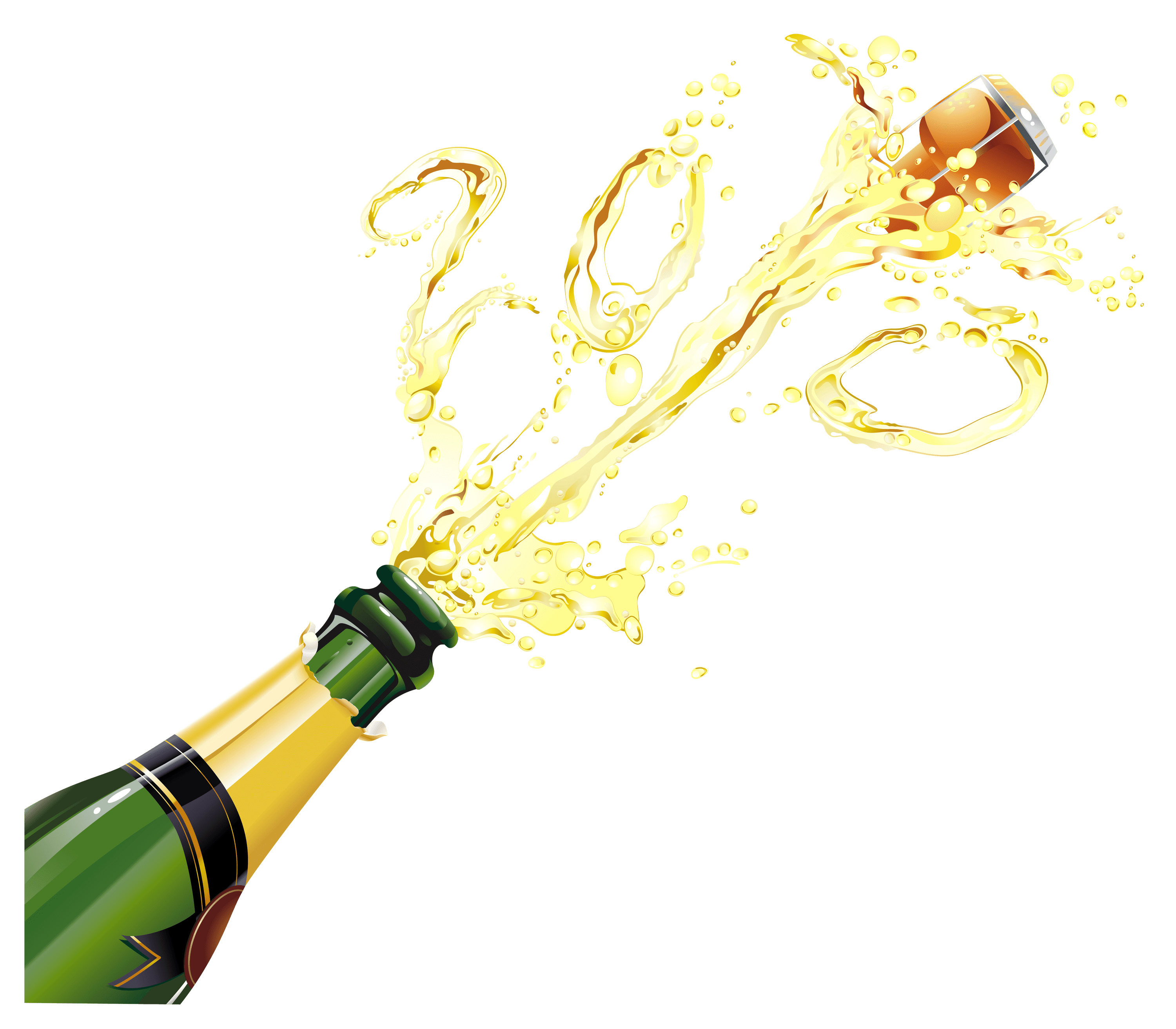 Download PNG image - Champagne Popping PNG Photos 
