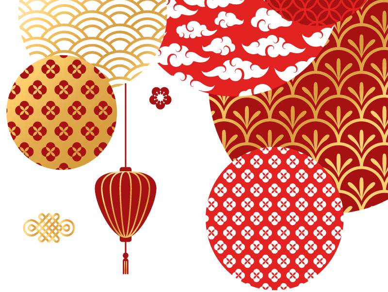 Download PNG image - Chinese New Year Decorative Lantern PNG Clipart 