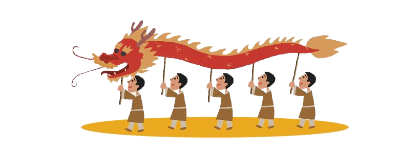Download PNG image - Chinese New Year Dragon PNG File 