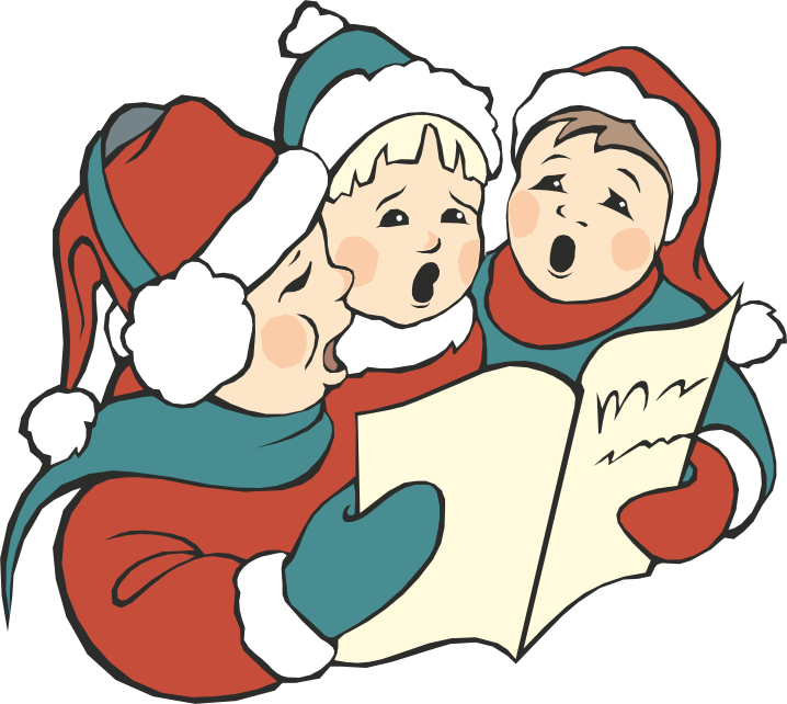 Download PNG image - Christmas Caroling Background PNG 