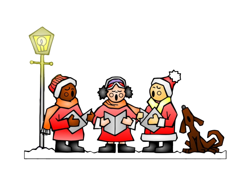 Download PNG image - Christmas Caroling PNG Picture 