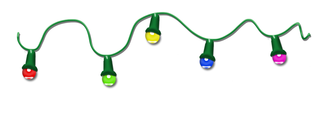 Download PNG image - Christmas Decoration Lights PNG Photo 