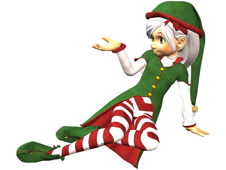 Download PNG image - Christmas Elf Transparent Background 