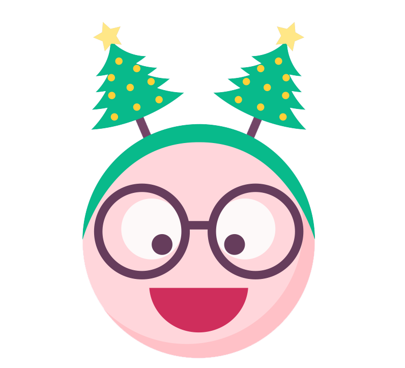 Download PNG image - Christmas Holiday Emoji PNG Transparent 