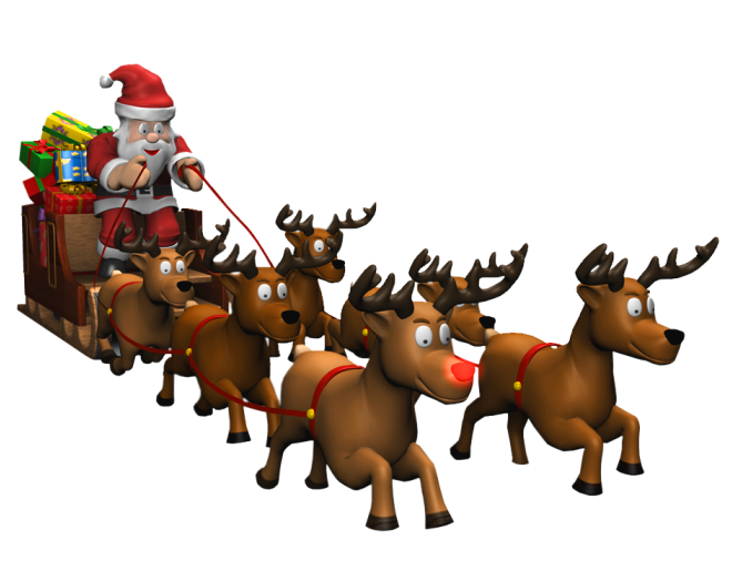 Download PNG image - Christmas Reindeer PNG Clipart 