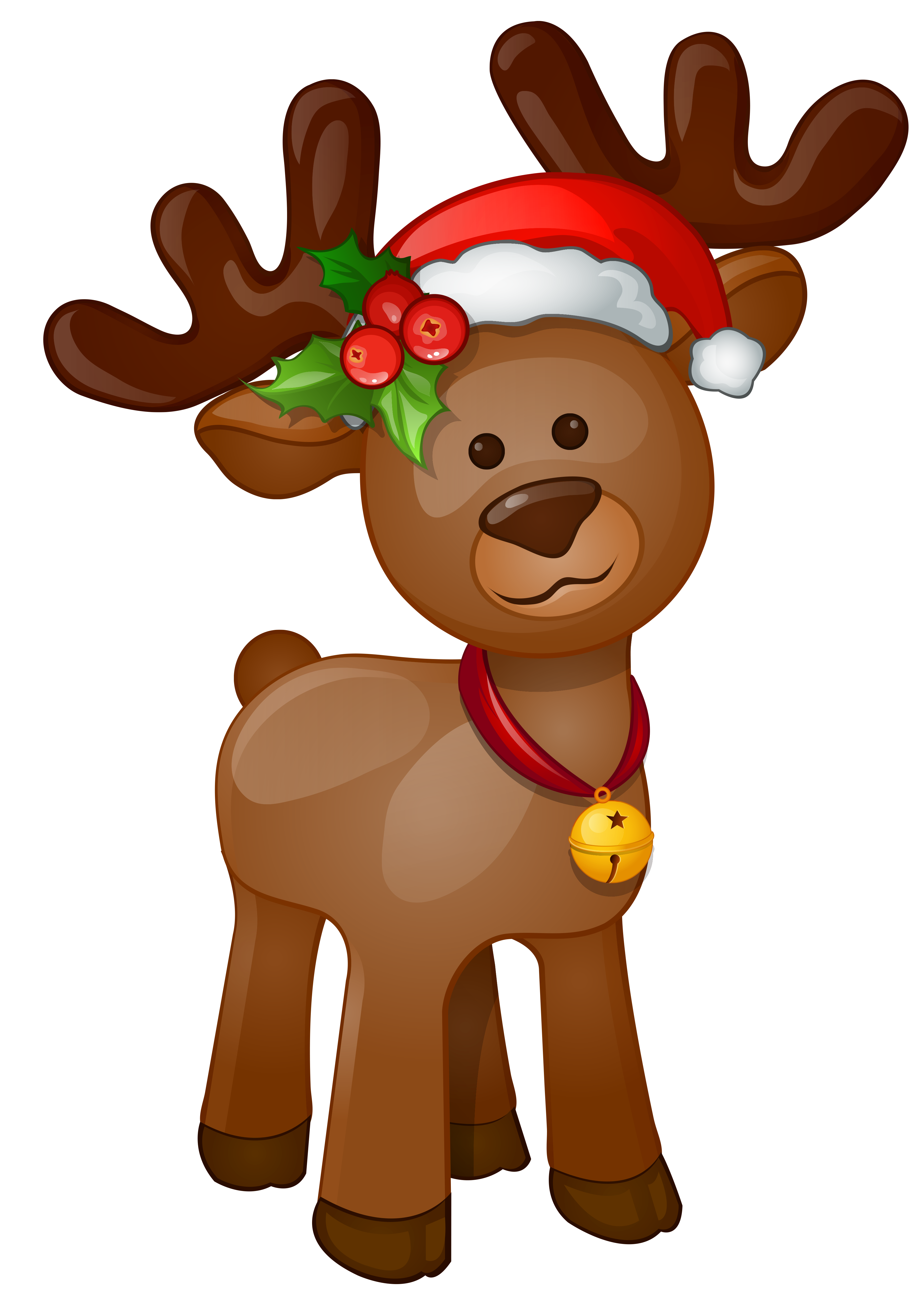 Download PNG image - Christmas Reindeer PNG Image 